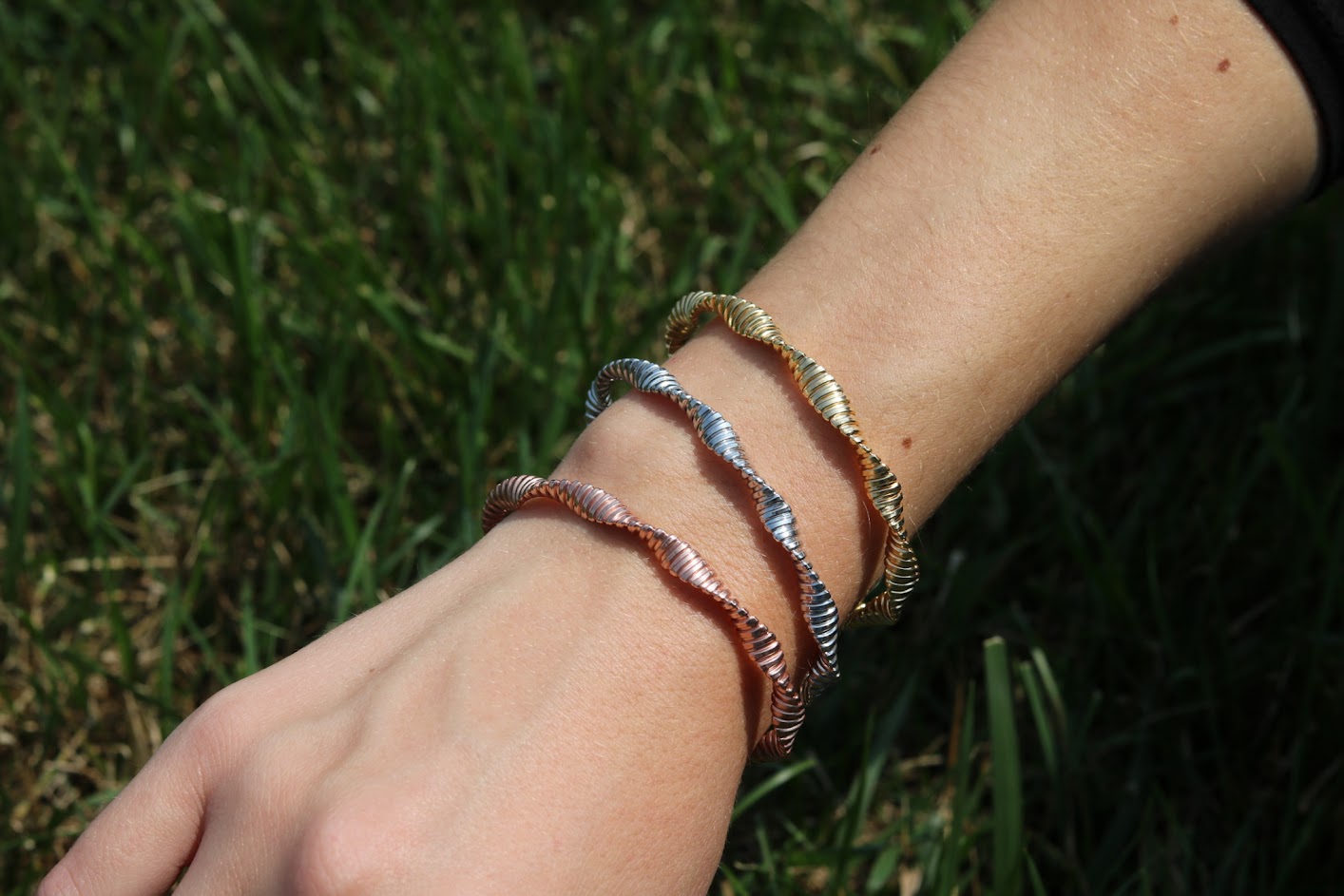 Swirled Italian Bangle