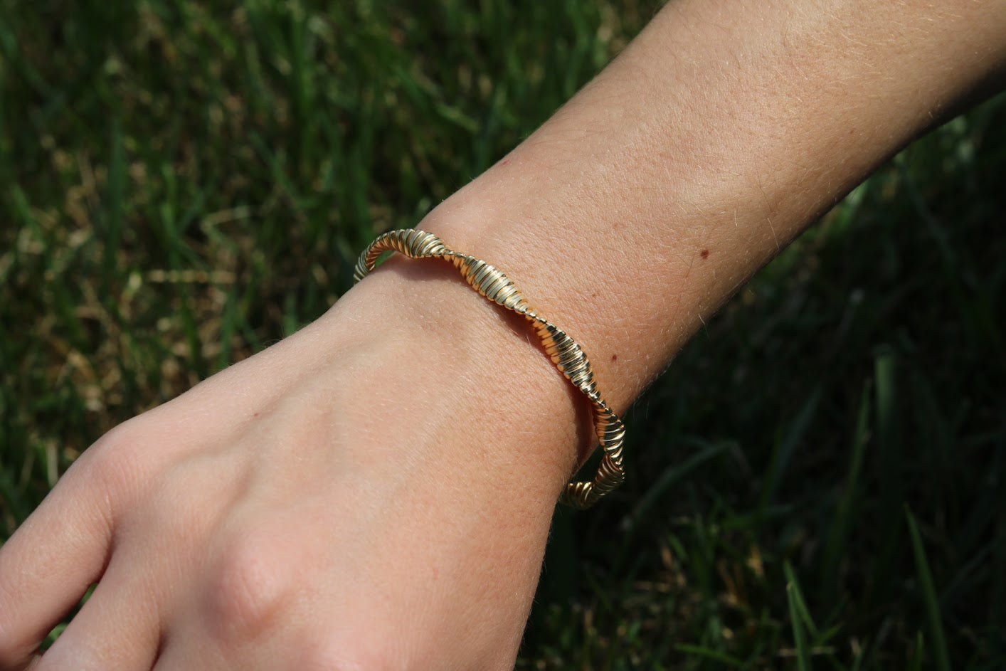 Swirled Italian Bangle