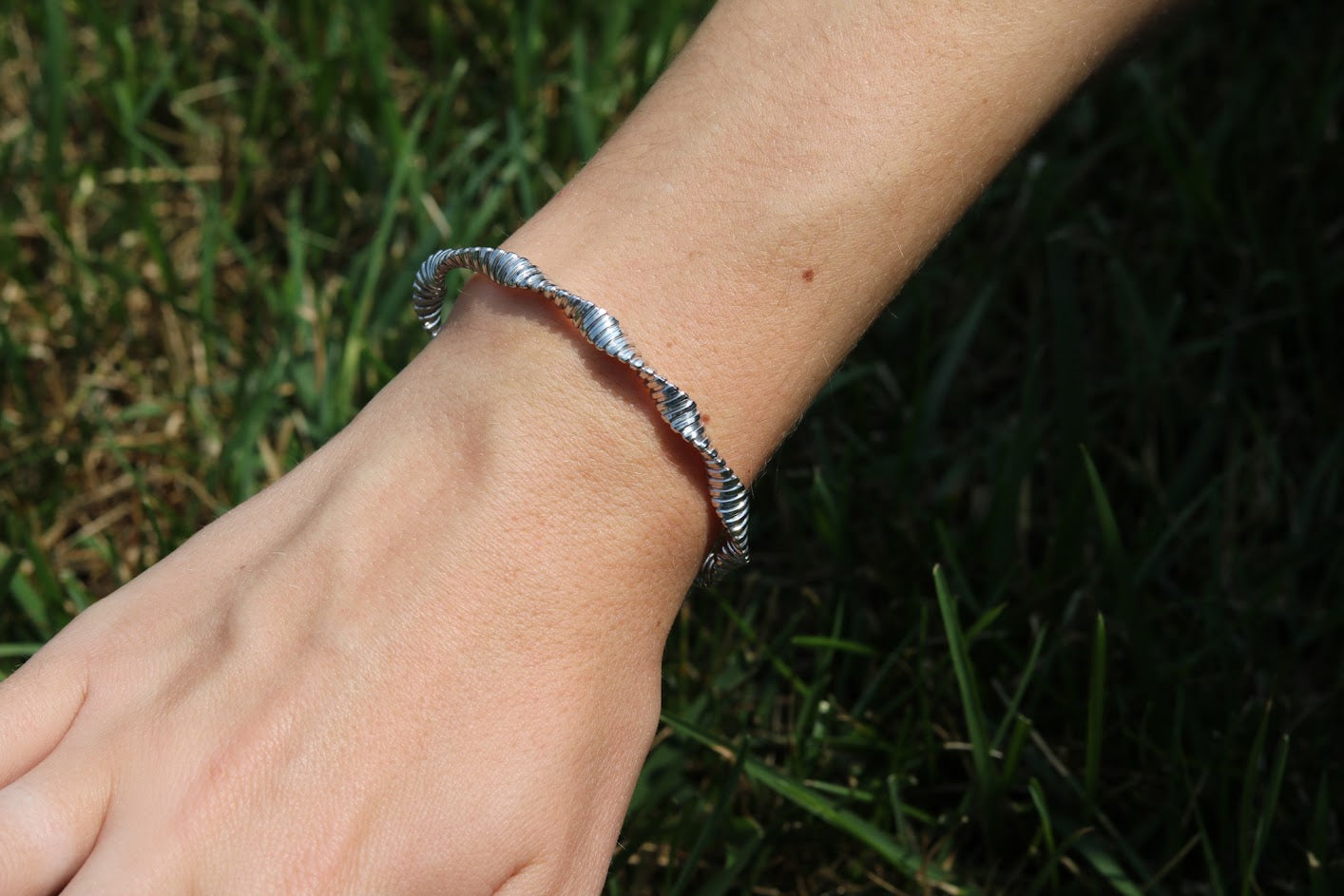 Swirled Italian Bangle