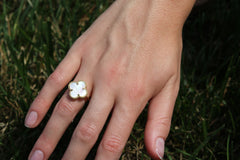 Single Clover Ring