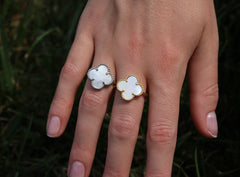 Single Clover Ring