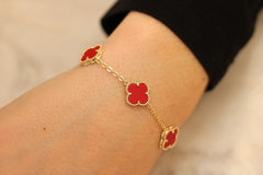 Five Small Clover Bracelet