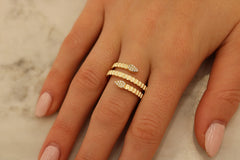 Teardrop Stackable Ring