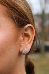 Classic Floral Detail Studs