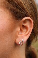 Triple Wrap Around Earrings