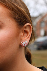 Dainty Bowtie Studs