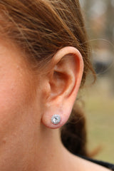 Single Pave Studs