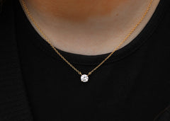 Small Solitaire Necklace