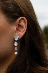 Statement Drop Pearl Earrings