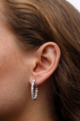 Unique Shaped Oval Hoops