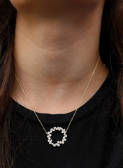 Round Cluster Necklace