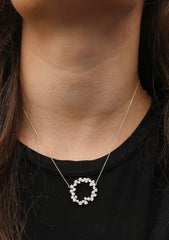 Round Cluster Necklace