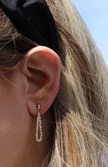 Small Open Teardrop Earrings