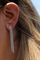 Dainty Tennis Earrings