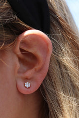 Small Floral Cluster Studs