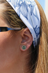 Inner Color Floral Studs