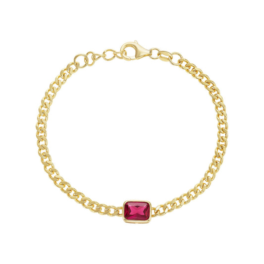 Rectangle Stone Bracelet
