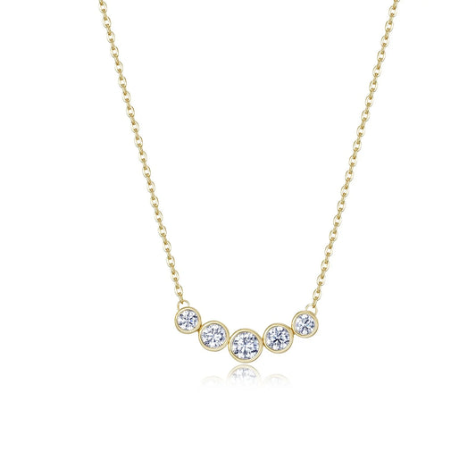 Olive Bezel Necklace