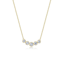 Olive Bezel Necklace