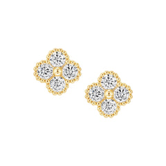 Four Stone Clover Stud