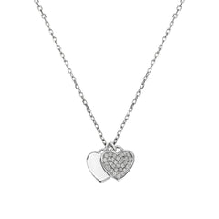 Overlap Heart Necklace