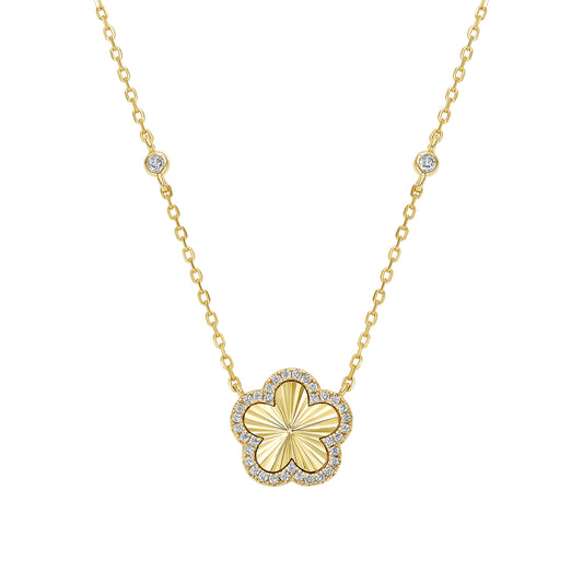 Outward Floral Necklace