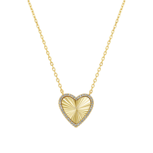 Outward Heart Necklace