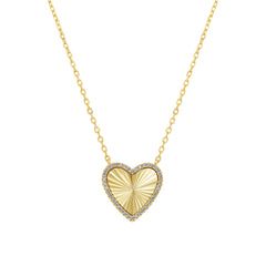Outward Heart Necklace