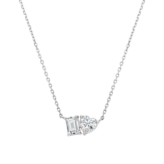 Unique Multi Shape Duo Necklace