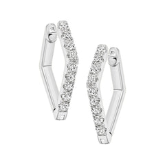 V-Point Huggie Earring
