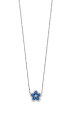 Floral Pave Necklace