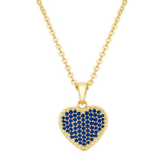 Inward Puffed Heart Pendant