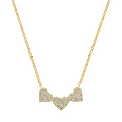 Pointy Hearts Trio Pendant