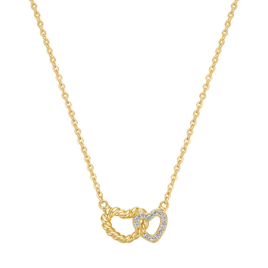 Mini Intertwined Heart Pendants