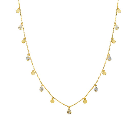 Teardrop All Around Necklace