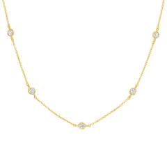 Diamond By The Yard Necklace