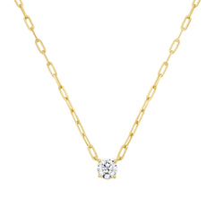 Classic Circle Link Necklace