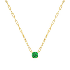 Classic Circle Link Necklace