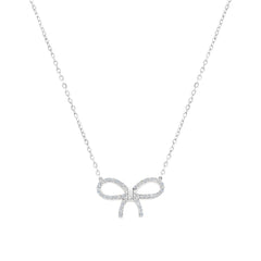 Delicate Bow Necklace