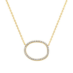 Open Oval Necklace