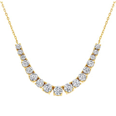 Graduating Front Row Tennis Necklace