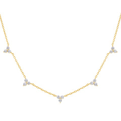 Cluster Dot Choker Necklace