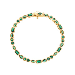 Bezel Multi Shape Bracelet