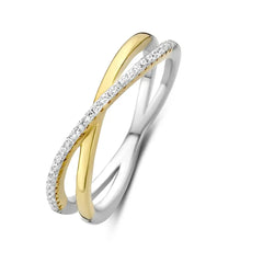 Delicate Criss-Cross Ring