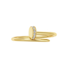 Dainty Circle Nail Wrap Ring