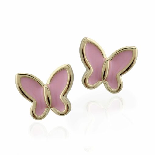 Enamel Butterfly Studs