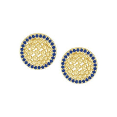 Mesh Dome Stud Earring