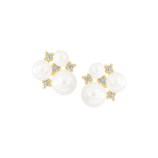 Pearl Cluster Studs