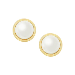 Bold Mobe Pearl Stud Earring