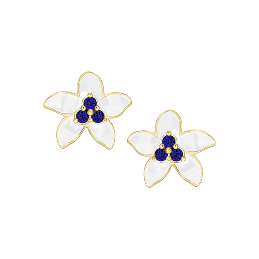 Orchid Bloom Stud Earrings